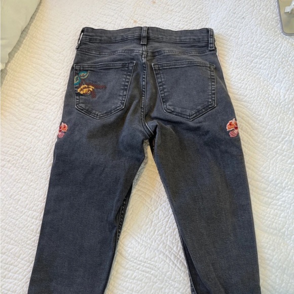 Topshop Jamie Dark Wash Jeans - Picture 5 of 5